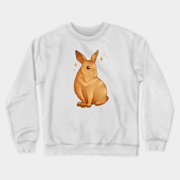 Cute Rabbit Crewneck Sweatshirt by Leonie Jonk